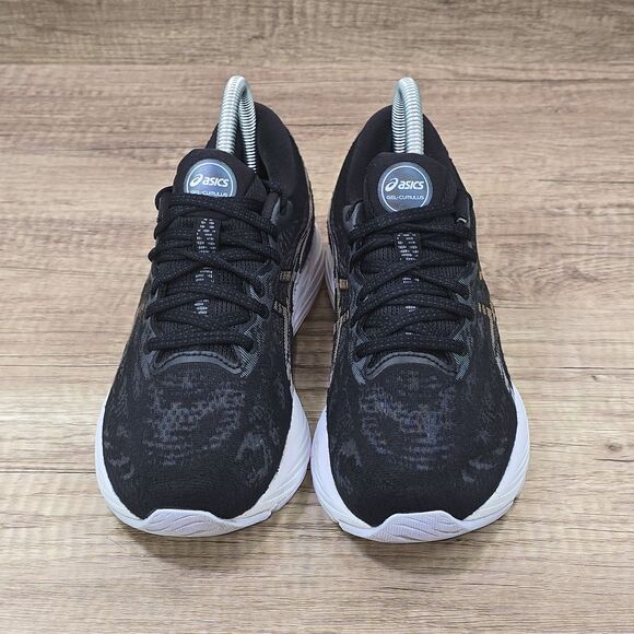 Asics Gel-Cumulus 23 Women's Size 7.5 Black Orange Running Shoes (1012A888) - Picture 2 of 10